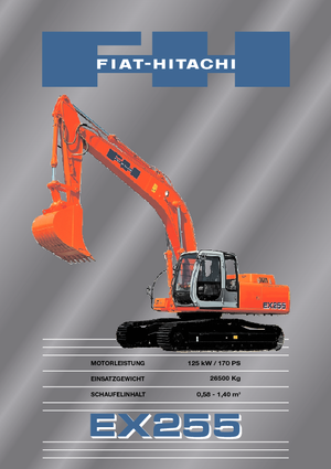 Excavadoras de orugas Fiat-Hitachi EX 255