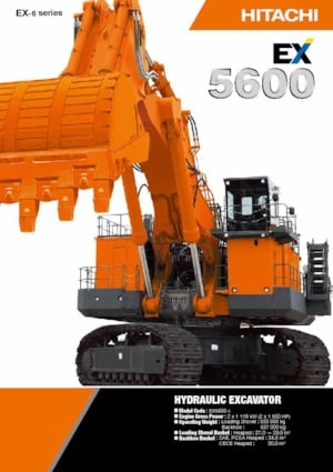Excavadoras de orugas Hitachi EX 5600-6