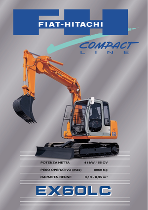 Excavadoras de orugas Fiat-Hitachi EX 60 LC 5