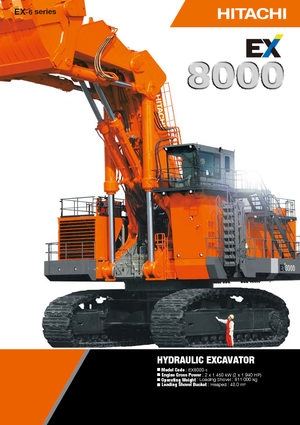 Excavadoras de orugas Hitachi EX 8000-6