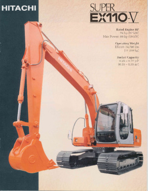 Excavadoras de orugas Hitachi EX110