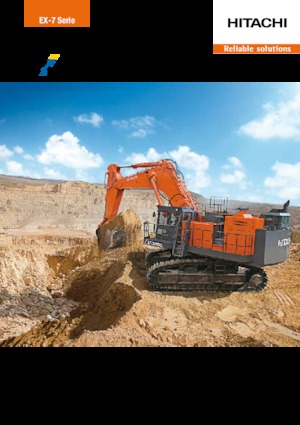 Excavadoras de orugas Hitachi EX1200-7 LD