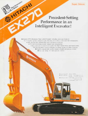 Excavadoras de orugas Hitachi EX270