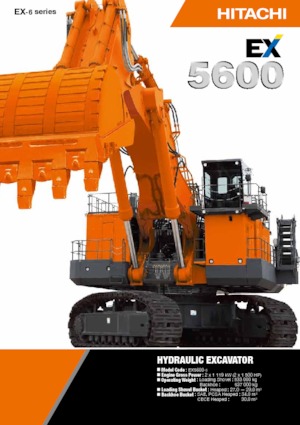 Excavadoras de orugas Hitachi EX5600-6