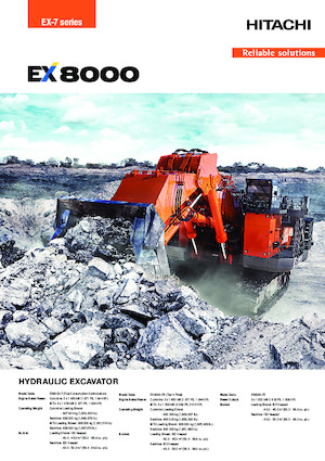 Excavadoras de orugas Hitachi EX8000-7