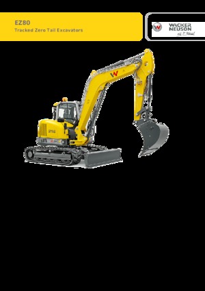 Excavadoras de orugas Wacker Neuson EZ80