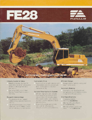 Excavadoras de orugas Fiatallis FE28