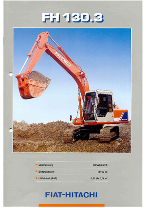 Excavadoras de orugas Fiat-Hitachi FH 130.3 M
