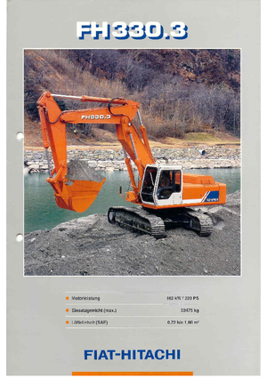 Excavadoras de orugas Fiat-Hitachi FH 330.3 BEH