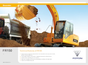 Excavadoras de orugas Foton Lovol FR150D