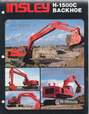 Excavadoras de orugas Insley H-1500C