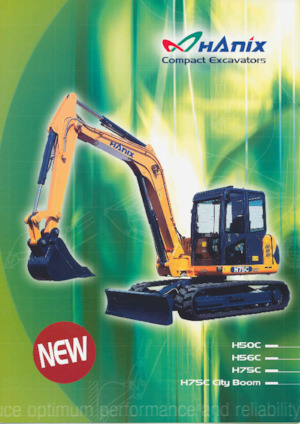 Excavadoras de orugas Hanix H 75 C