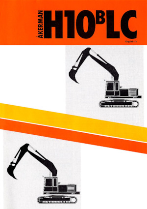 Excavadoras de orugas Akerman-Volvo H10BLC