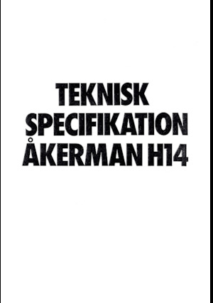 Excavadoras de orugas Akerman-Volvo H14