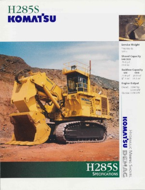 Excavadoras de orugas Komatsu H285S