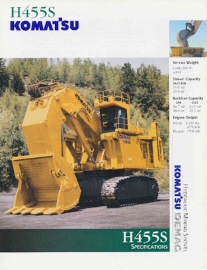 Excavadoras de orugas Komatsu H455S