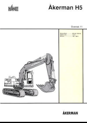 Excavadoras de orugas Akerman-Volvo H5
