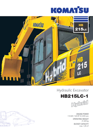Excavadoras de orugas Komatsu HB215LC-1