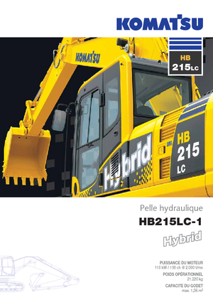 Excavadoras de orugas Komatsu HB215LC-1