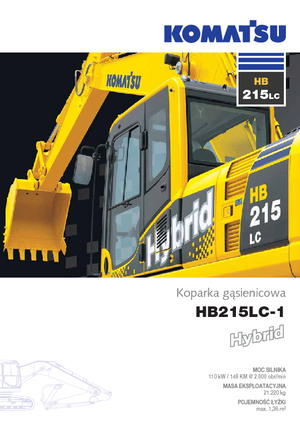 Excavadoras de orugas Komatsu HB215LC-1