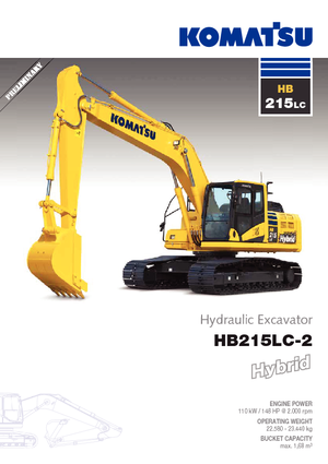 Excavadoras de orugas Komatsu HB215LC-2