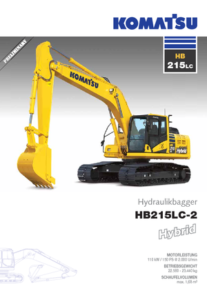 Excavadoras de orugas Komatsu HB215LC-2