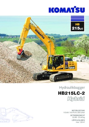 Excavadoras de orugas Komatsu HB215LC-2 