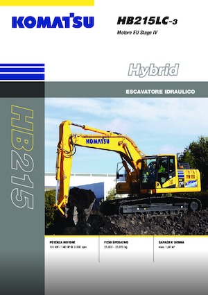 Excavadoras de orugas Komatsu HB215LC-3