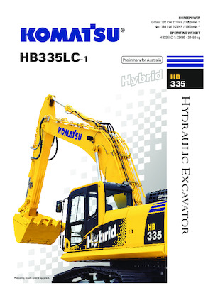 Excavadoras de orugas Komatsu HB335LC-1