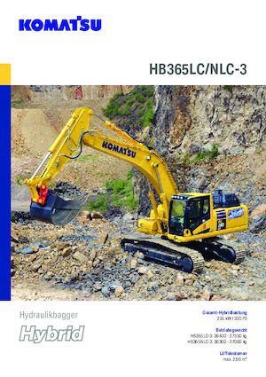 Excavadoras de orugas Komatsu HB365LC-3E0