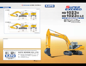 Excavadoras de orugas Kato HD1023III-LC