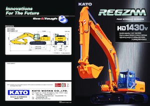 Excavadoras de orugas Kato HD1430V