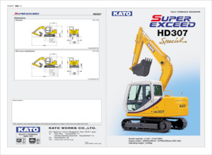 Excavadoras de orugas Kato HD307 Special