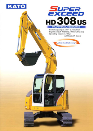 Excavadoras de orugas Kato HD308US