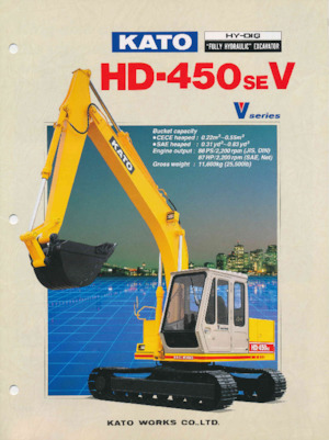 Excavadoras de orugas Kato HD450SEV