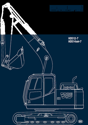 Excavadoras de orugas Kato Imer HD514MR-7