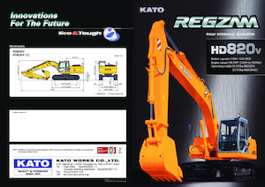 Excavadoras de orugas Kato HD820VLC