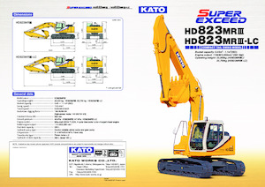 Excavadoras de orugas Kato HD823MRIII