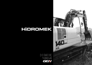 Excavadoras de orugas Hidromek HMK 140 LC