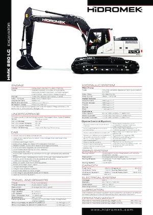 Excavadoras de orugas Hidromek HMK 220 LC