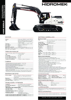 Excavadoras de orugas Hidromek HMK 220 LC