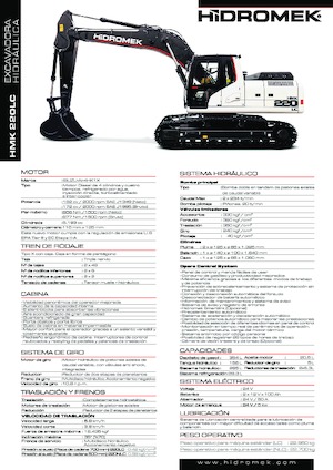 Excavadoras de orugas Hidromek HMK 220 LC