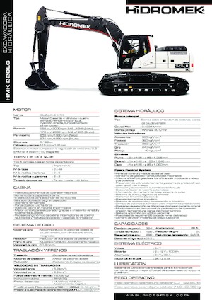 Excavadoras de orugas Hidromek HMK 220 LC