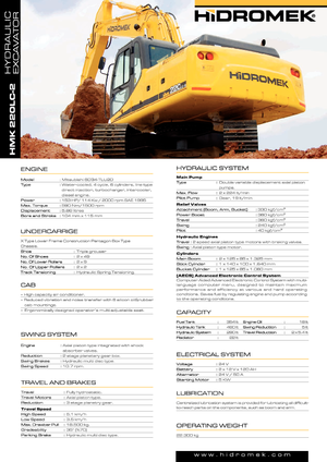 Excavadoras de orugas Hidromek HMK 220 LC