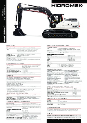 Excavadoras de orugas Hidromek HMK 220 LC