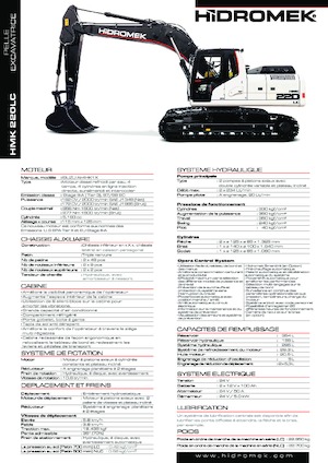 Excavadoras de orugas Hidromek HMK 220 LC