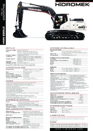 Excavadoras de orugas Hidromek HMK 220 LC