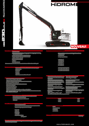 Excavadoras de orugas Hidromek HMK 230 LC