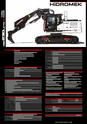 Excavadoras de orugas Hidromek HMK 230 LC TX 