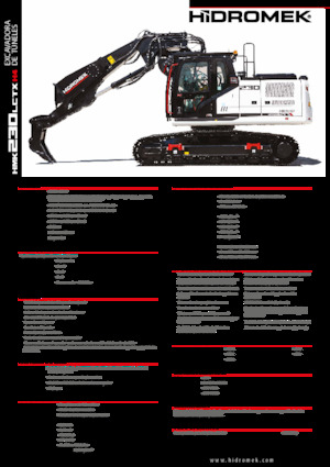 Excavadoras de orugas Hidromek HMK 230 LC TX 